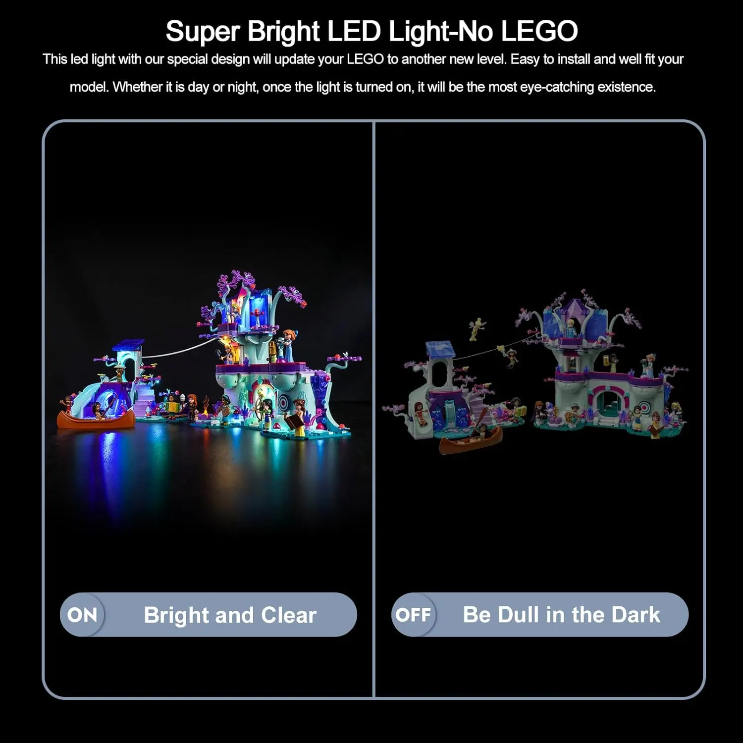 USB Light Kit for Lego 43215 Disney The Enchanted 2-Level Tree House