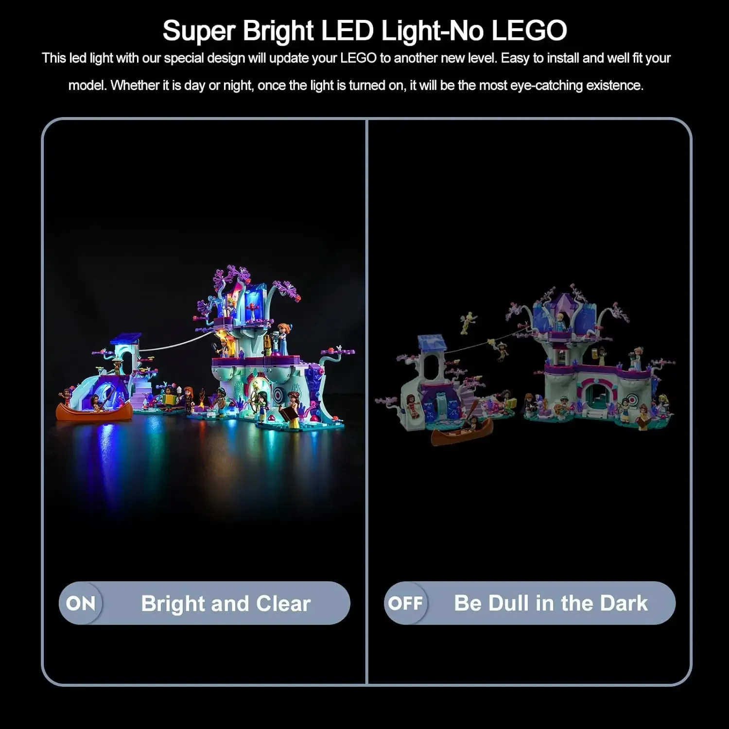 USB Light Kit for Lego 43215 Disney The Enchanted 2-Level Tree House