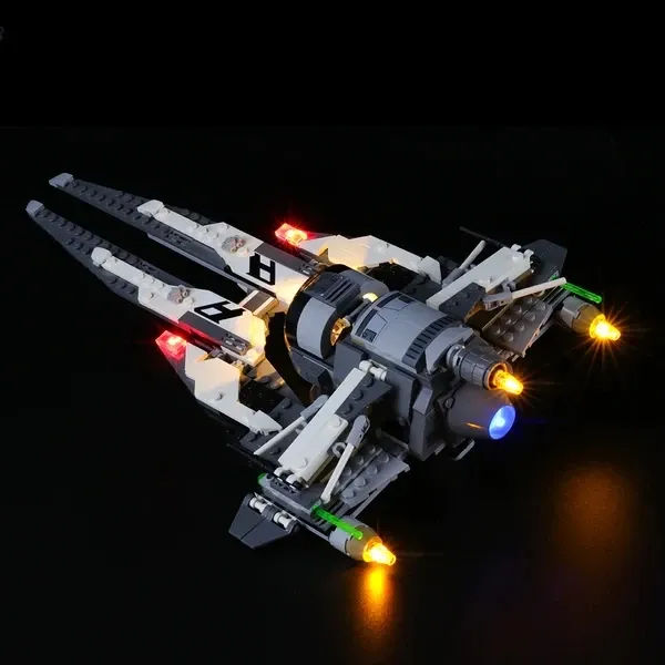 USB Lights Set for Lego 75242 Black Ace TIE Interceptor