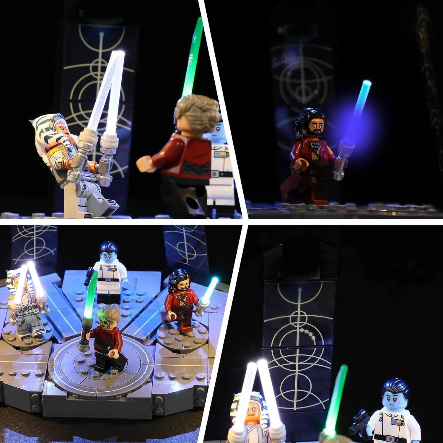USB Lights Set for Lego 75385 Star Wars Ahsoka Tanos Duel on Peridea