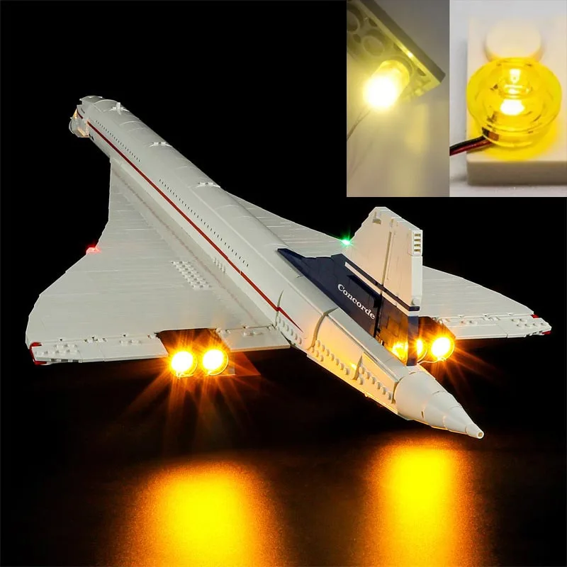 USB Lights Set for Lego 10318 Airbus Concorde