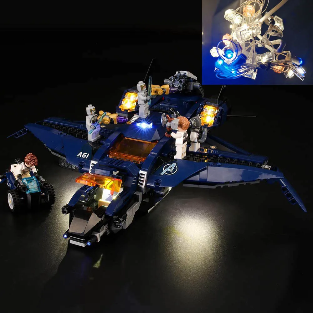 Light Set For Lego 76126 Marvel Avenger Ultimate Quinjet