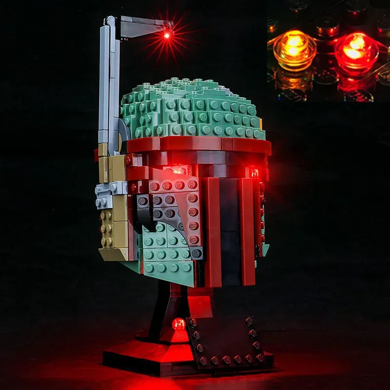 USB Light Set For Lego 75277 Boba Fett Helmet