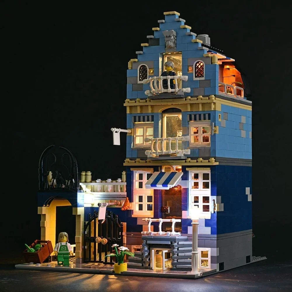 USB Light Kit for Lego 10190 European Market Avenue