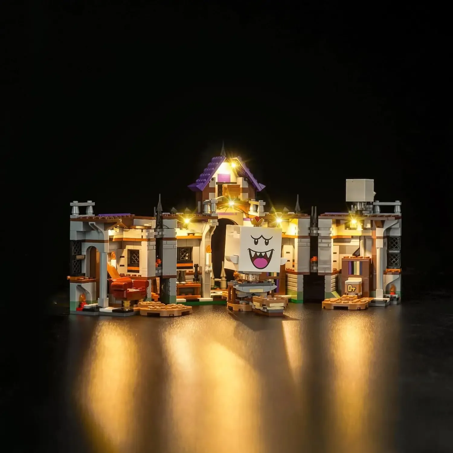 USB Lights Set for Lego 71436 King Boos Haunted Mansion