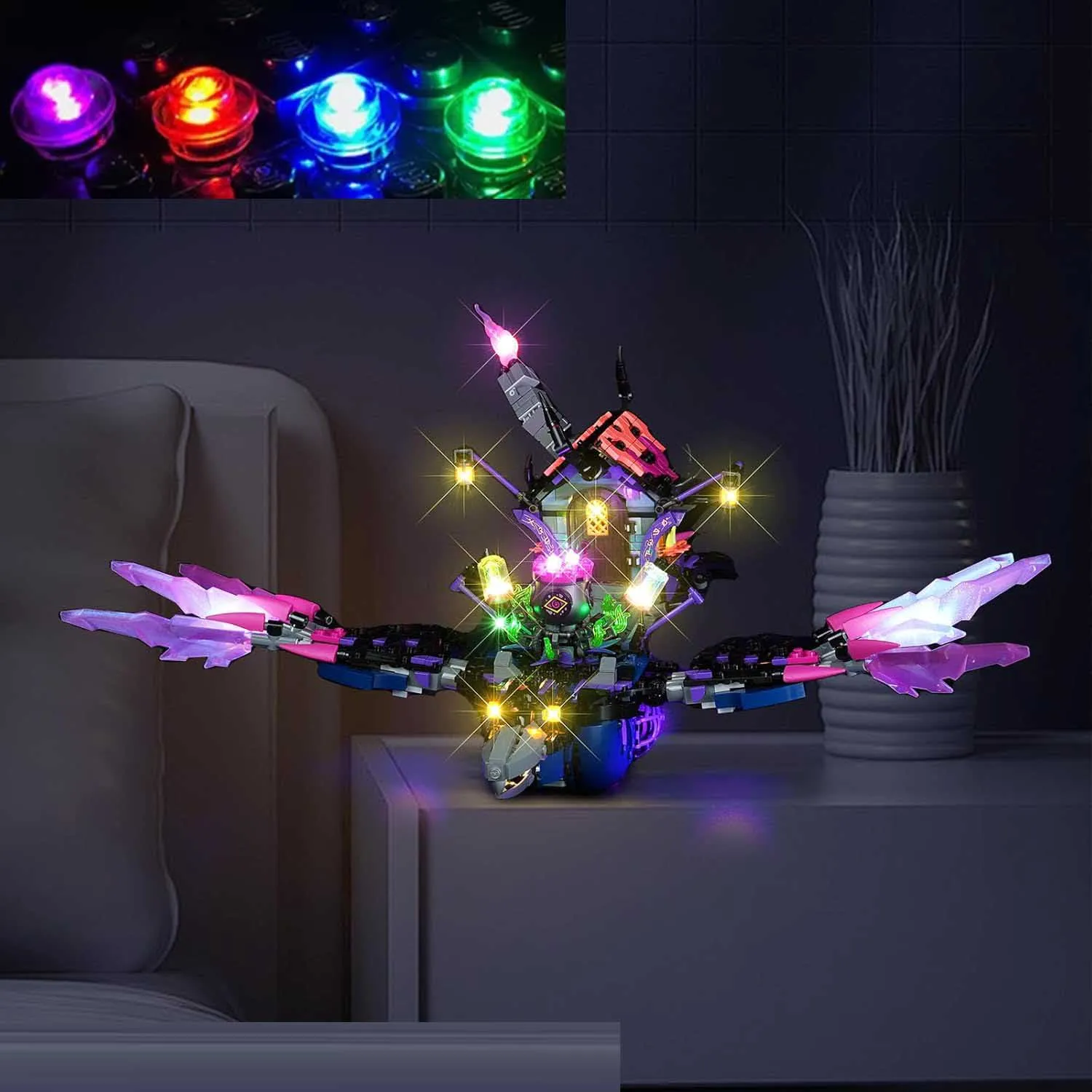 USB Lights Set for Lego 71478 DREAMZzz The Never Witchs Midnight Raven