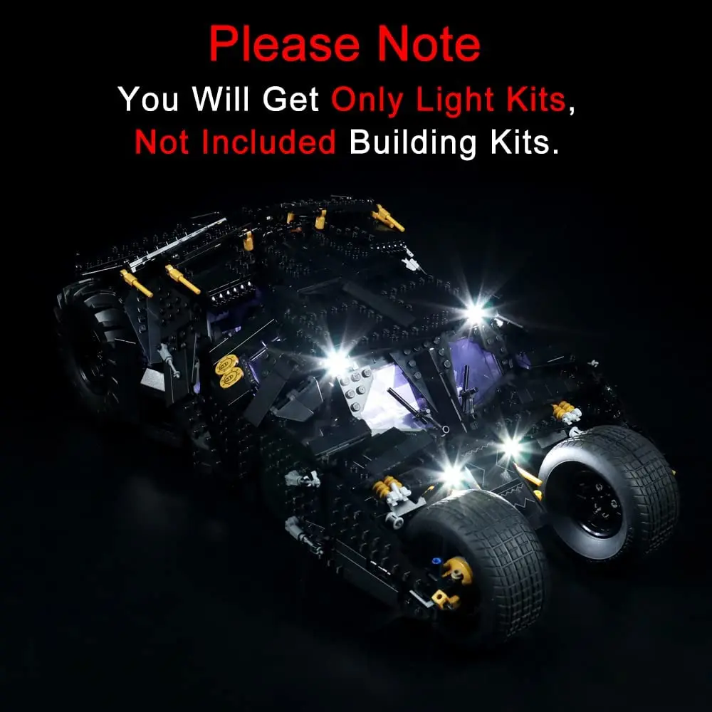 USB Lighting Kit for LEGO 76240 Batmobile Tumbler
