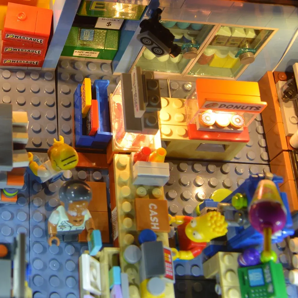 USB Light Kit for Lego 71016 Simpsan Supermarket
