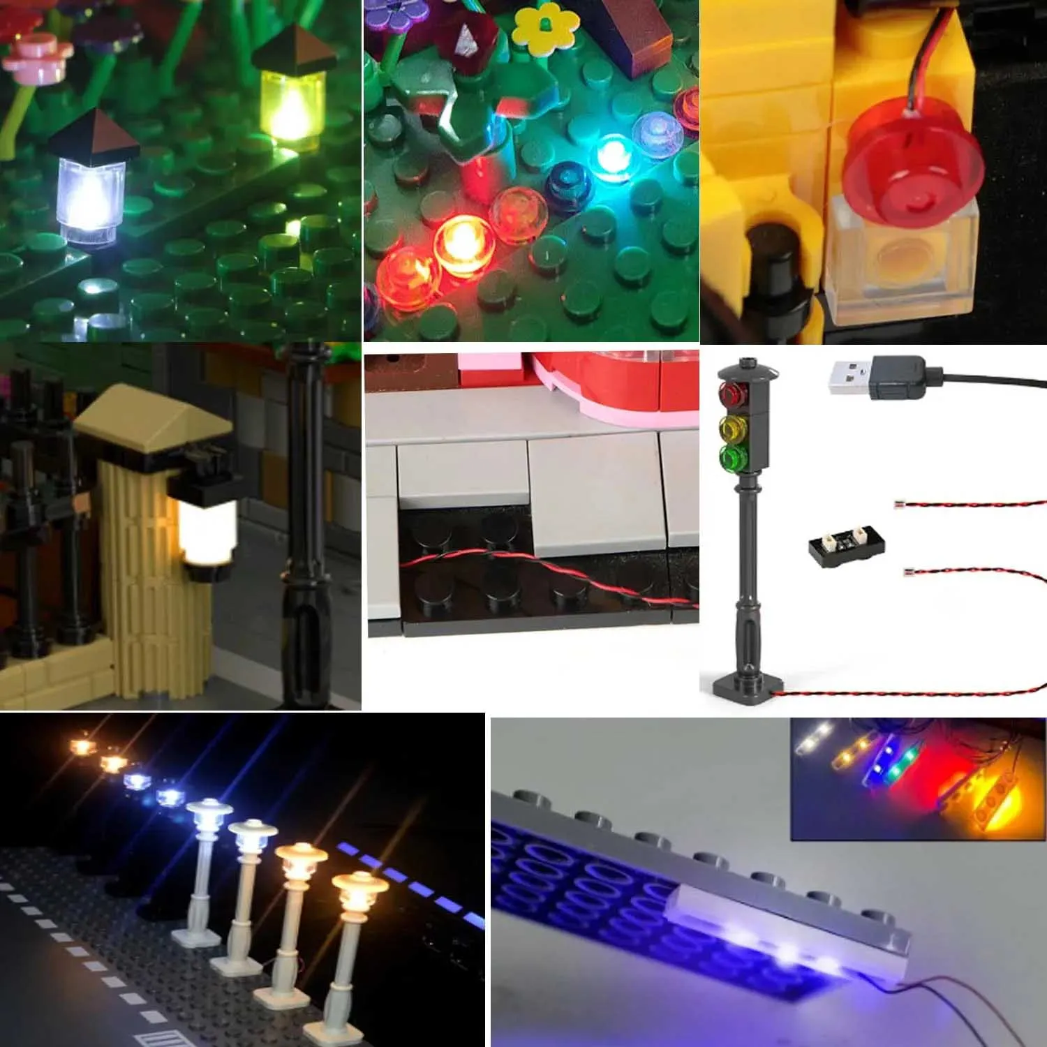 USB Light kit for LEGO 10261 Roller Coaster