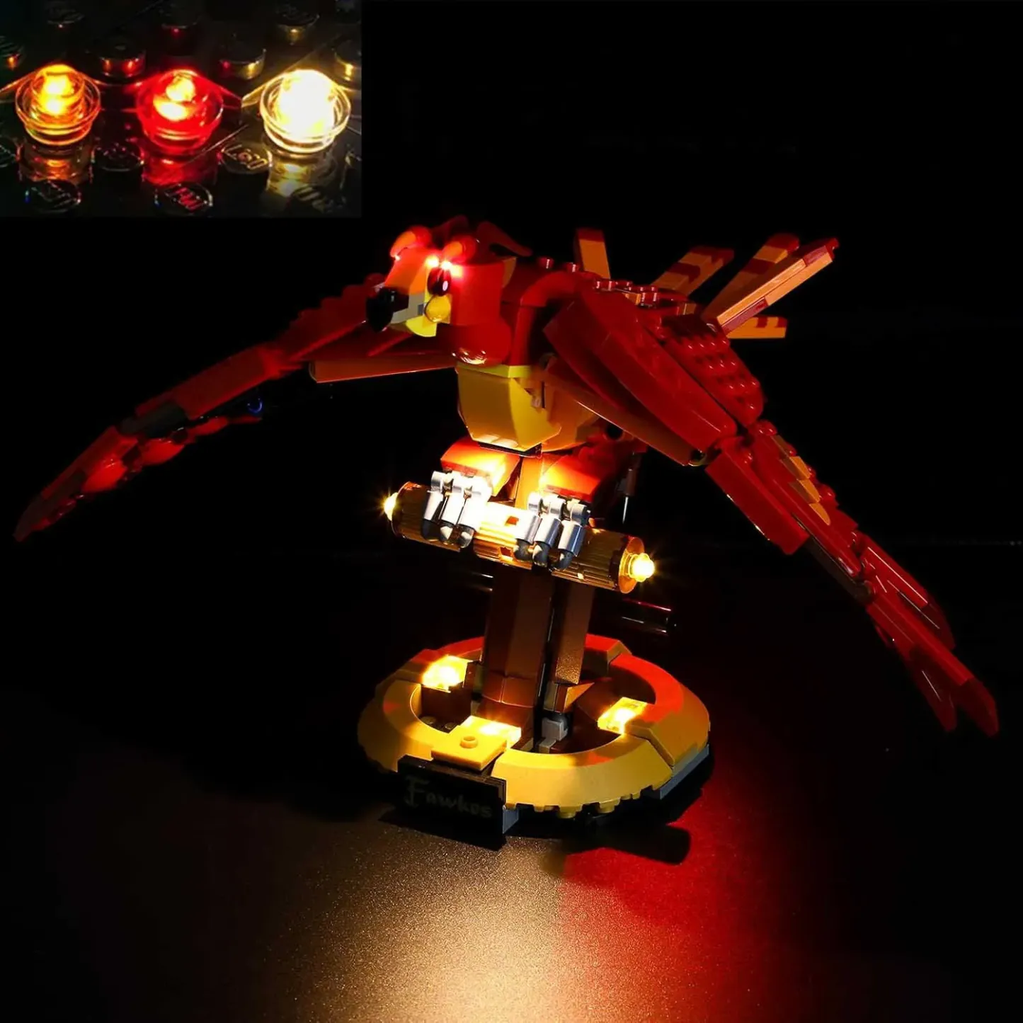USB Light Kit for Lego 76394 Dumbledores Phoenix