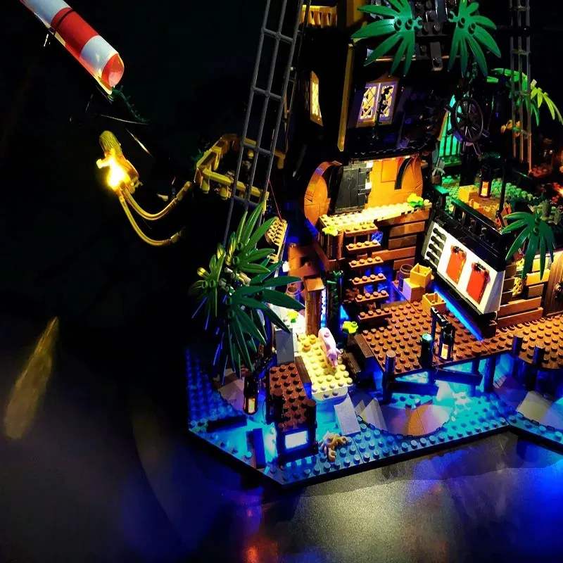 USB Light Kit for Lego 21322 Ideas Pirates of Barracuda Bay