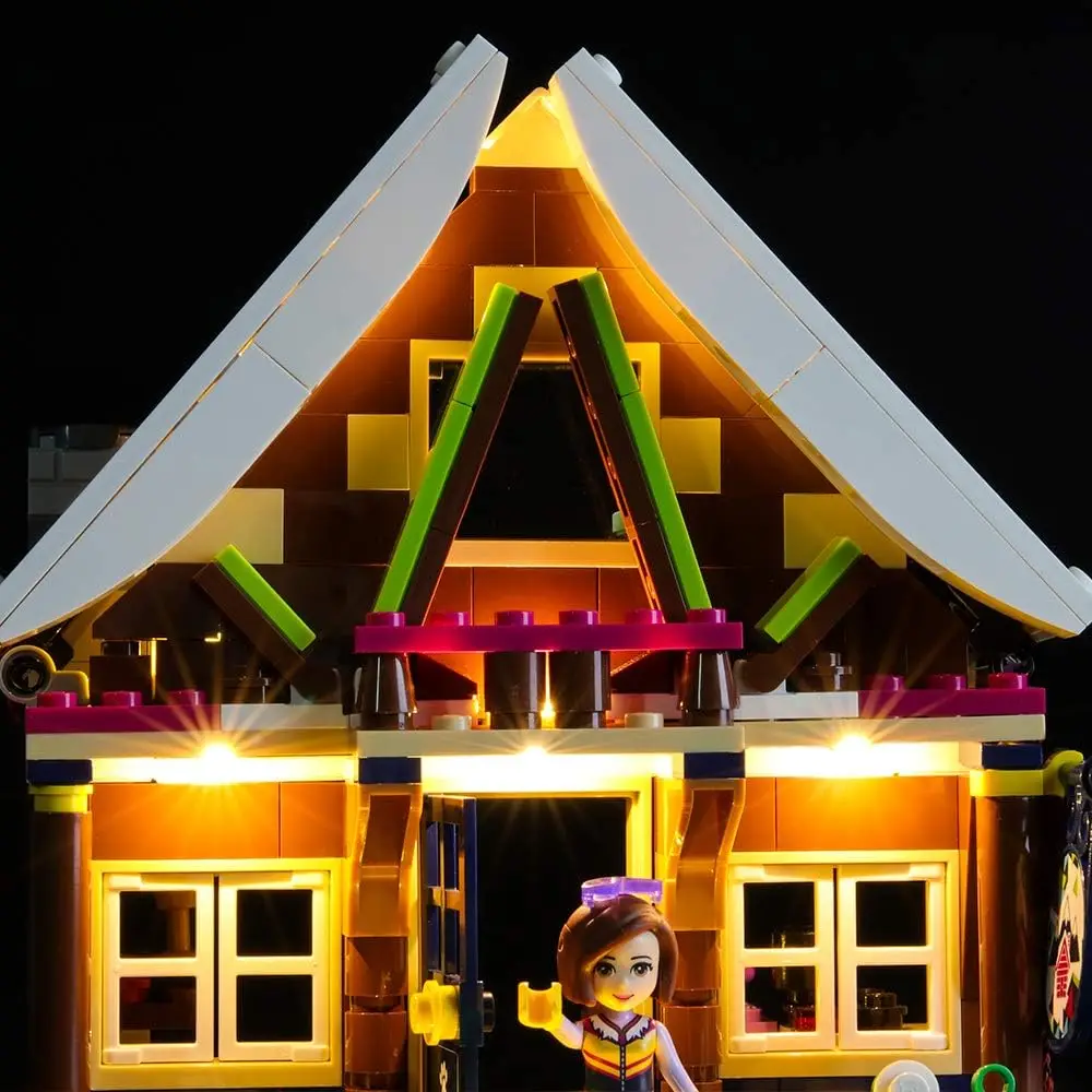 USB Light kit For Lego 41323 Friends Snow Resort Chalet
