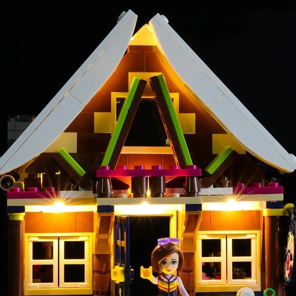 USB Light kit For Lego 41323 Friends Snow Resort Chalet