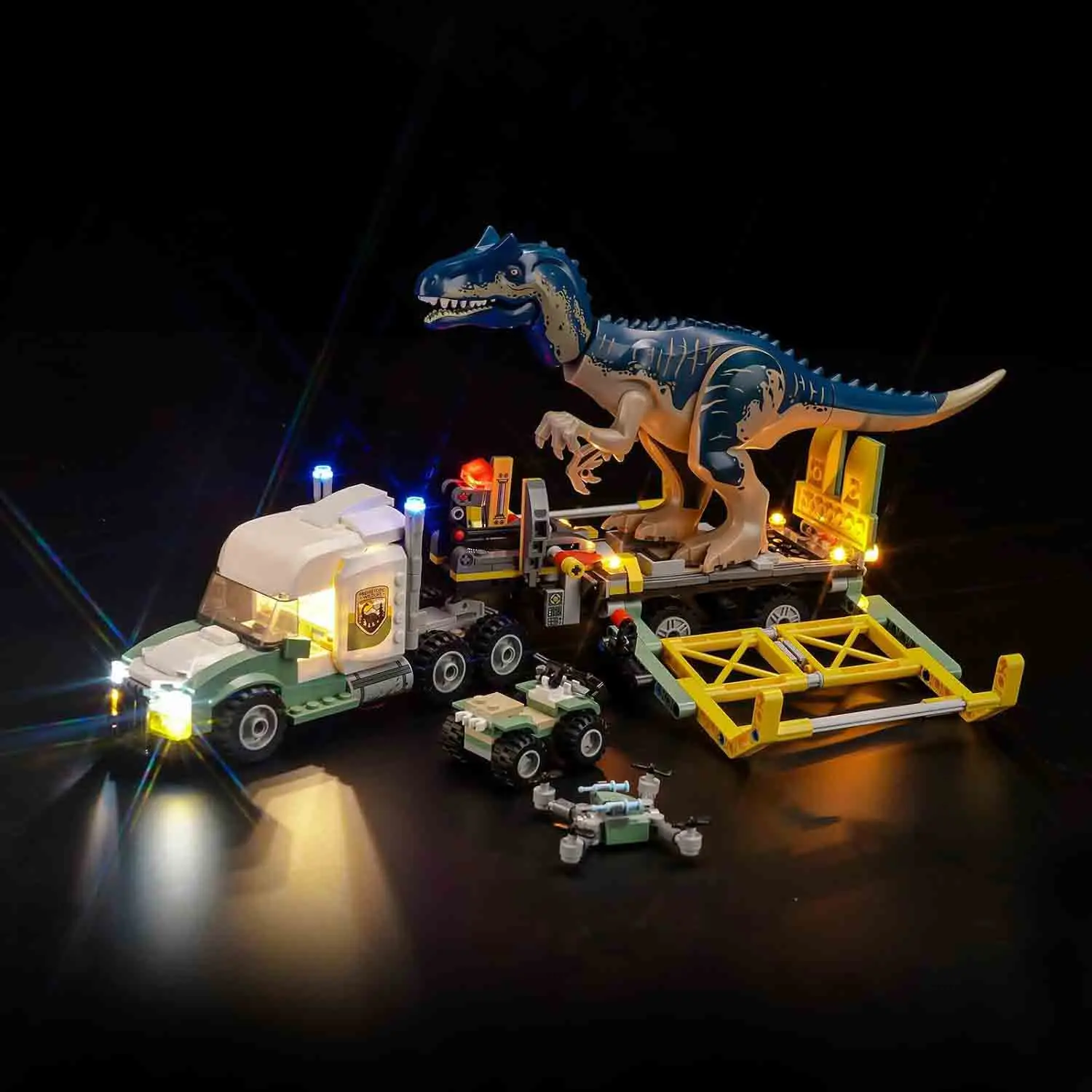USB Lights Set for Lego 76966 Allosaurus Transport Truck