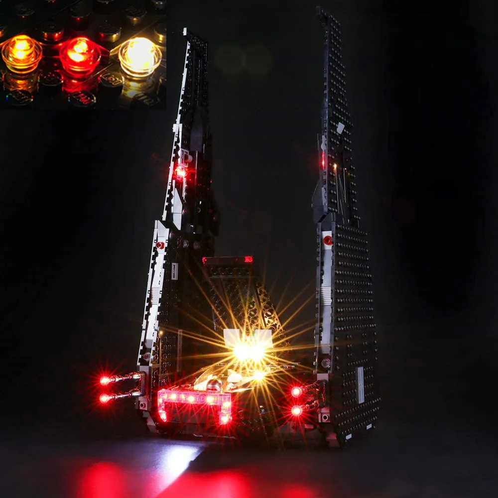 USB Light Kit for LEGO 75256 Star Kylo Rens Shuttle
