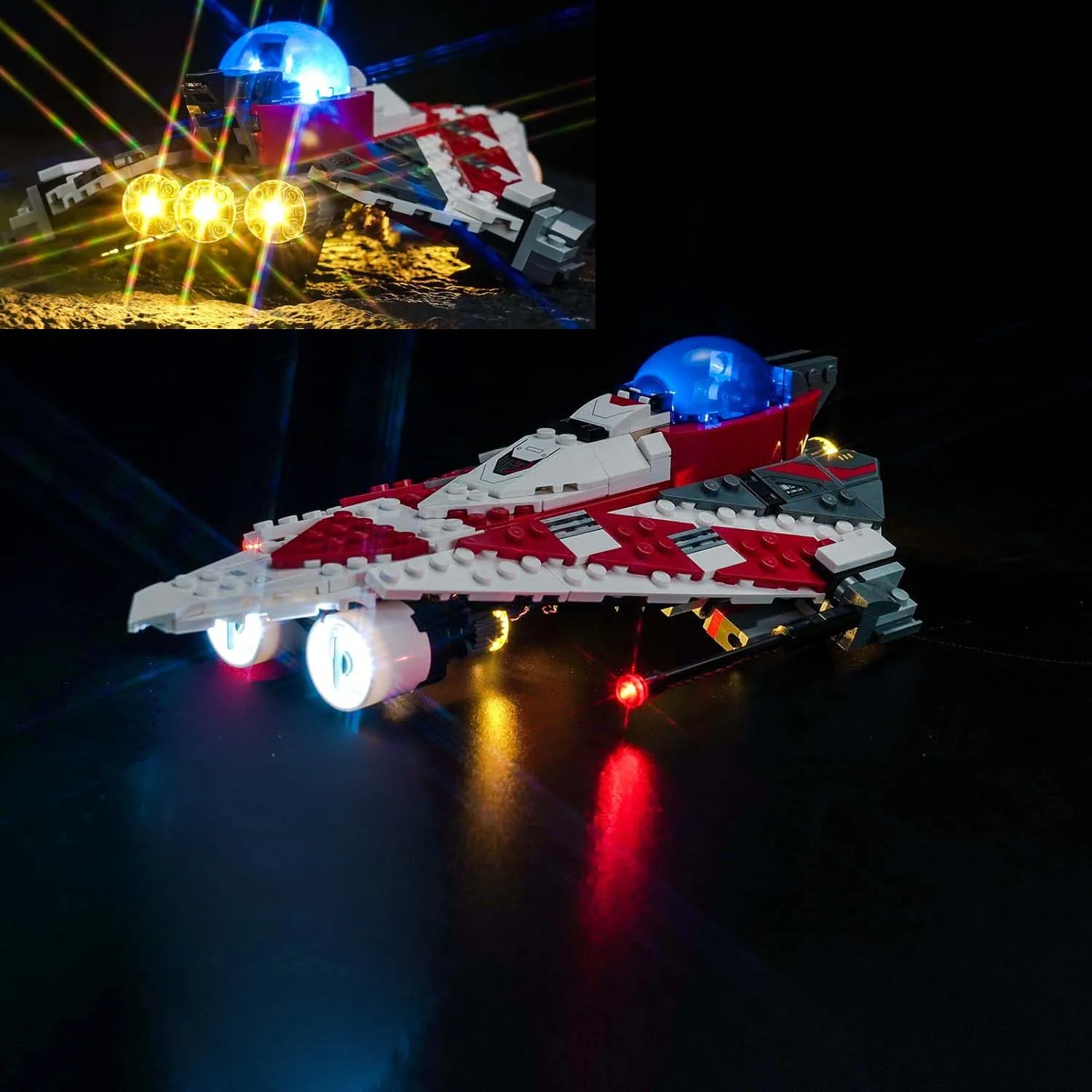 USB Lights Set for Lego 75388 Star Wars Jedi Bobs Starfighter