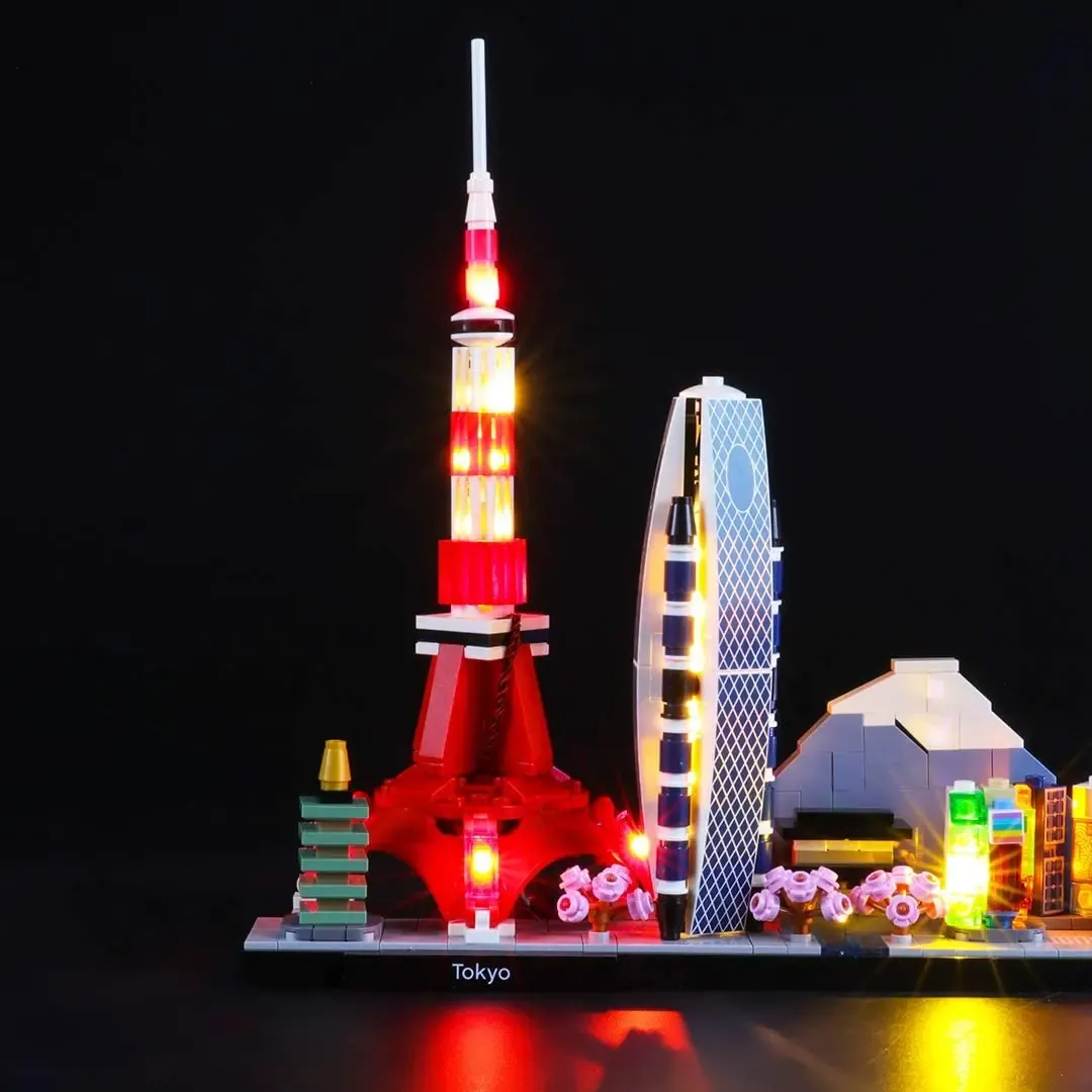 USB Light Kit for LEGO 21051 Architecture Tokyo