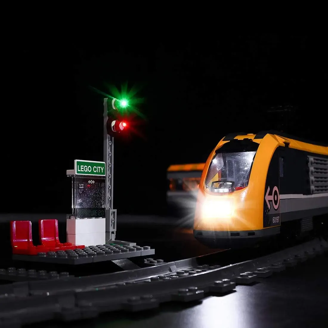 USB Light Kit for Lego 60197 City Passenger Train