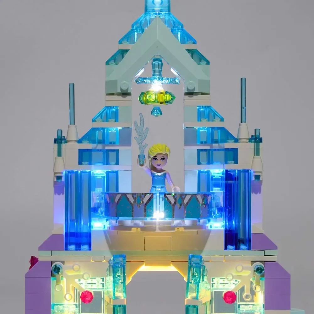 USB LED Light Set for Lego 41148 Elsa's Magical Ice Palace