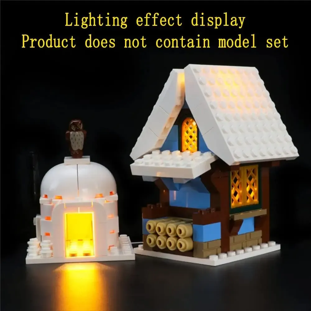 USB Lights Set for Lego 10229 Creator Winter Village Cottage