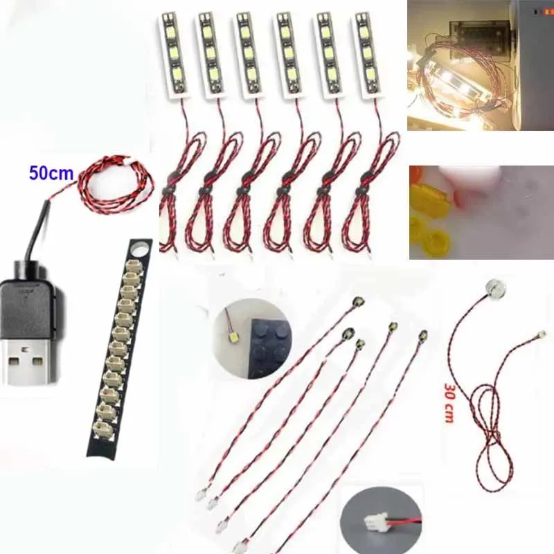 USB Light Kit for LEGO 71006 Simpsons House