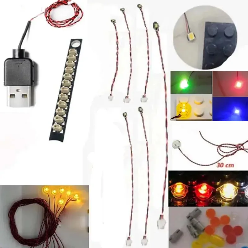 USB Lights Set for Lego 40570 Halloween Cat & Mouse