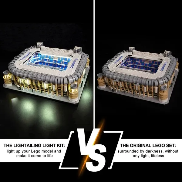 USB Lights Set for Lego 10299 Real Madrid – Santiago Bernabéu Stadium