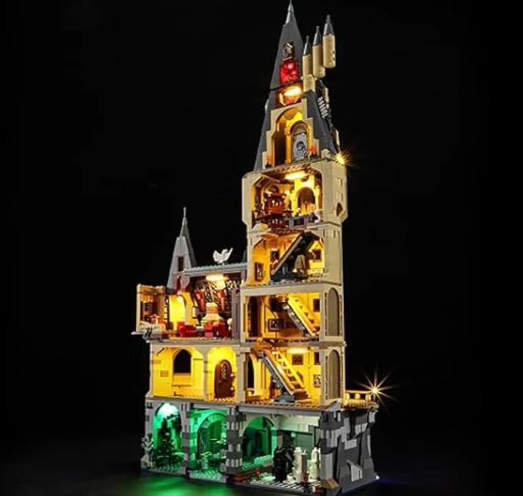 USB Lights for LEGO 76454 Hogwarts Castle The Main Tower 
