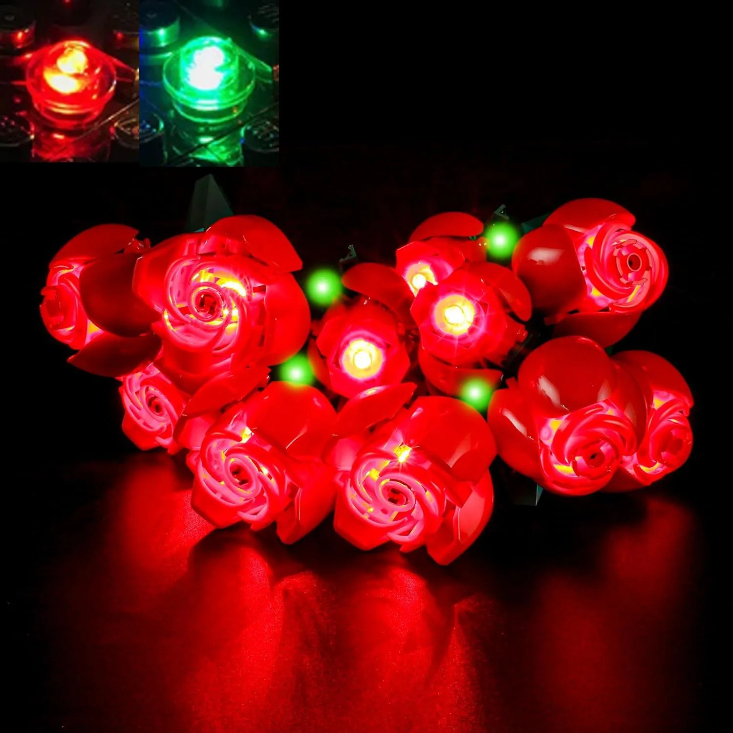 USB Lights Set for Lego 10328 Bouquet of Roses
