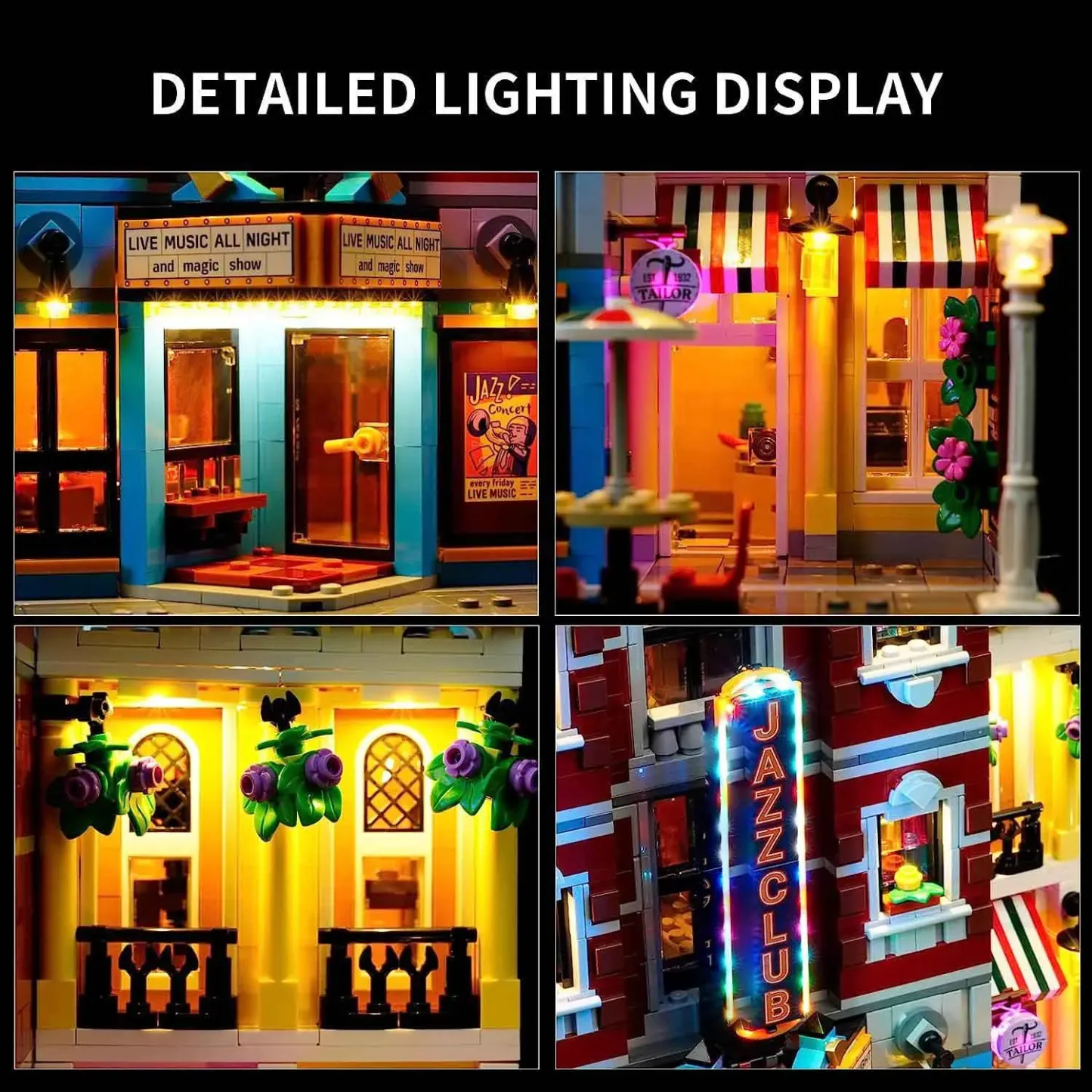 USB Lights Set for Lego 10312 Jazz Club
