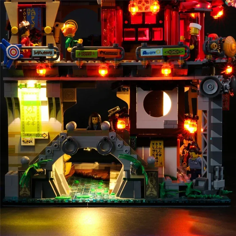 USB Light Light Kit For LEGO 70620 Ninjago City