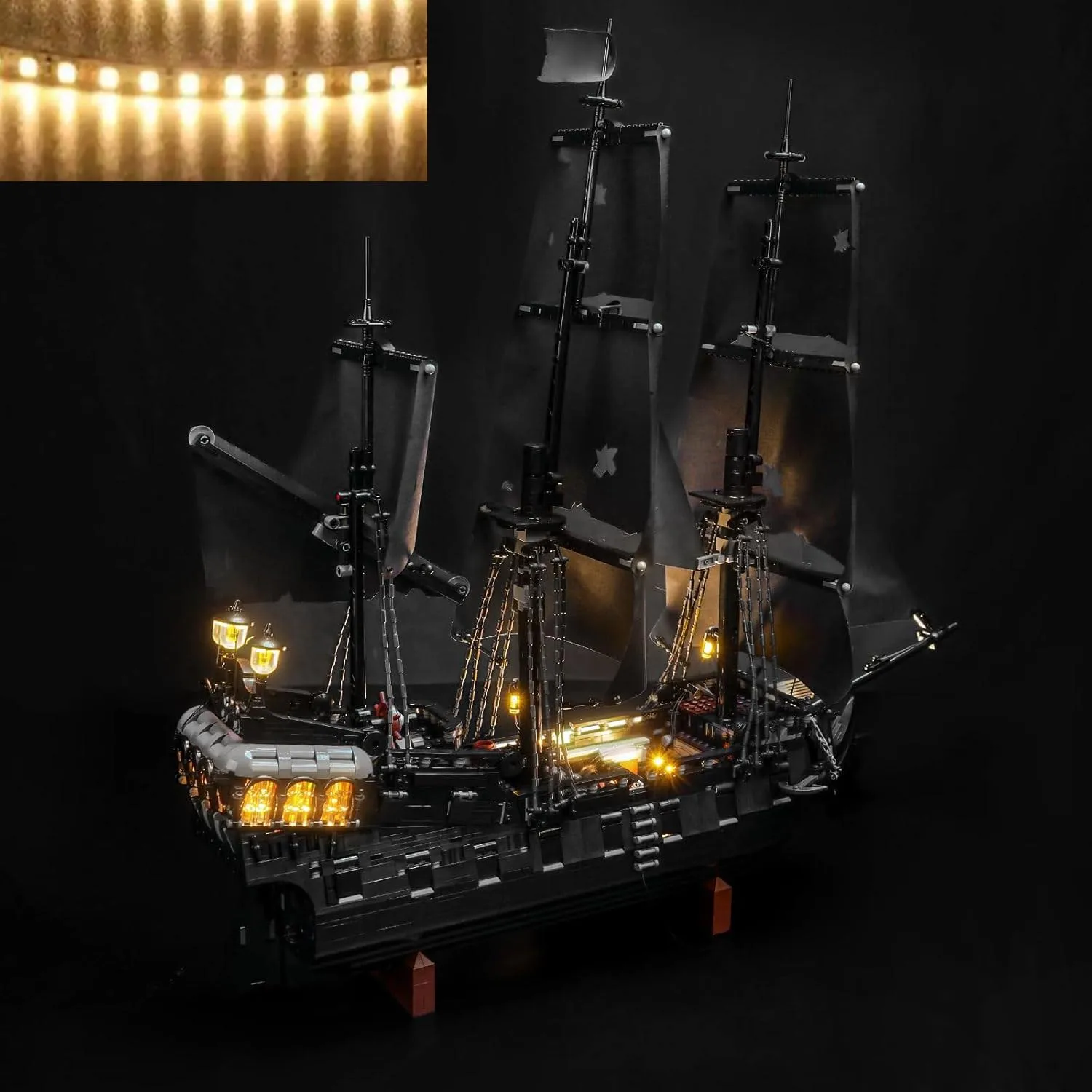 USB Light Kit for Lego 10365 Captain Jack Sparrow's Pirate Ship