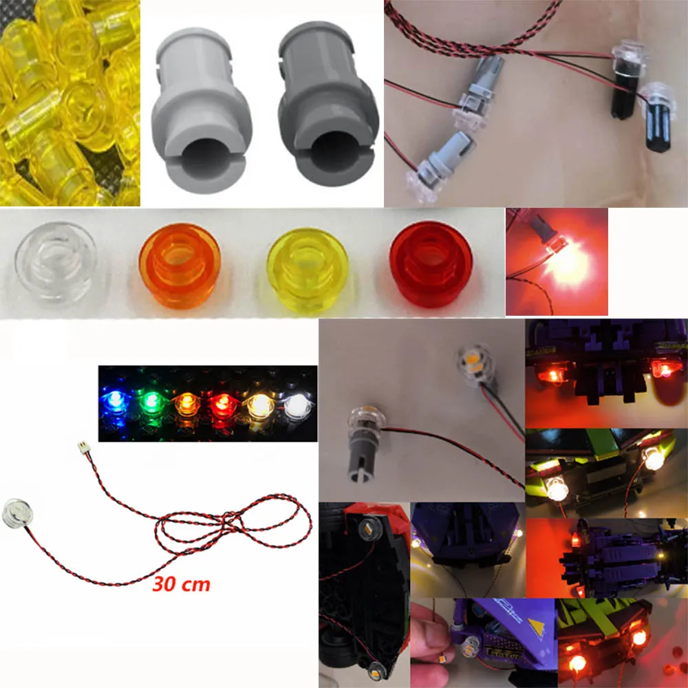 USB Lights Set for Lego 42144 Technic Material Handler Crane