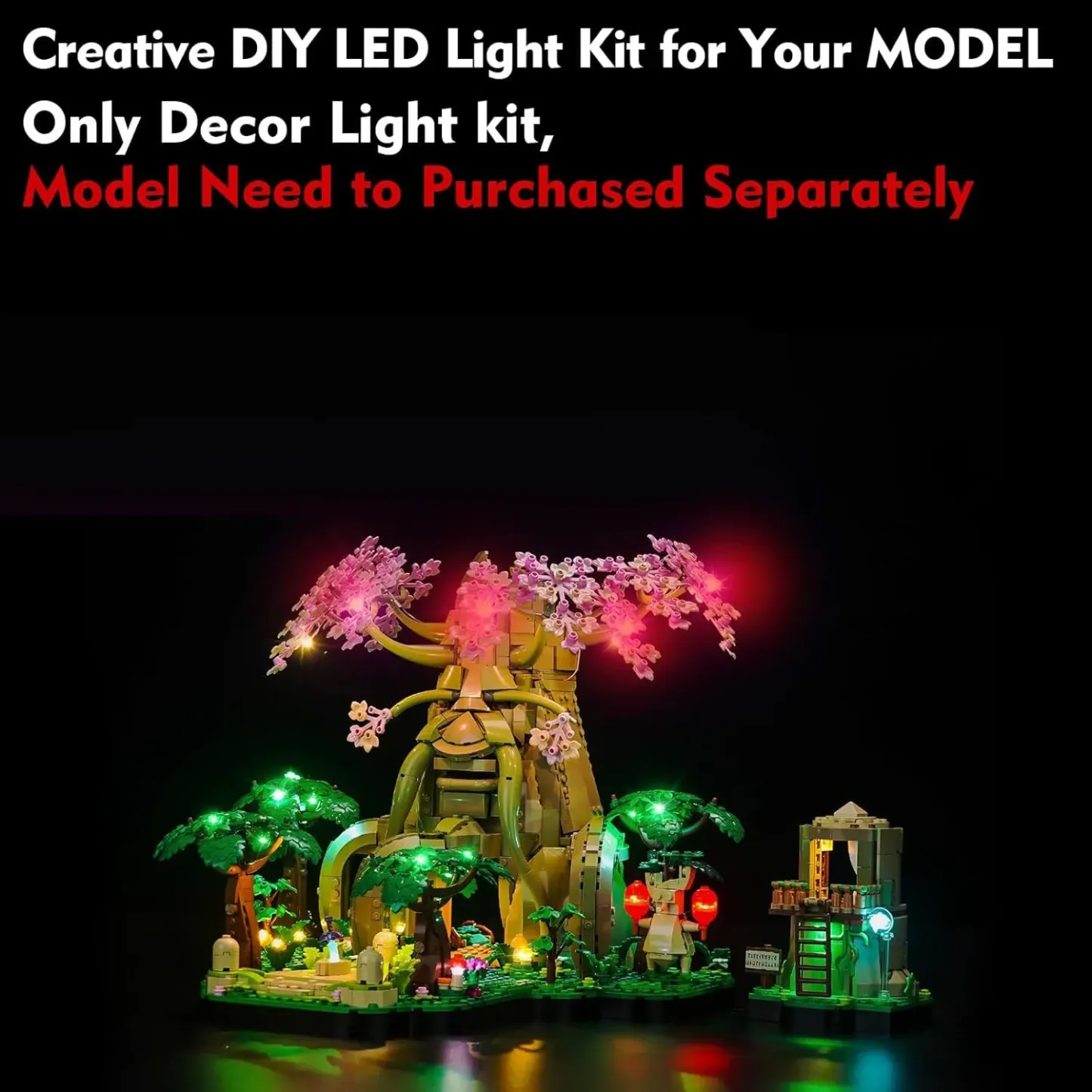 USB Lights Set for Lego 77092 Legend of Zelda Great Deku Tree