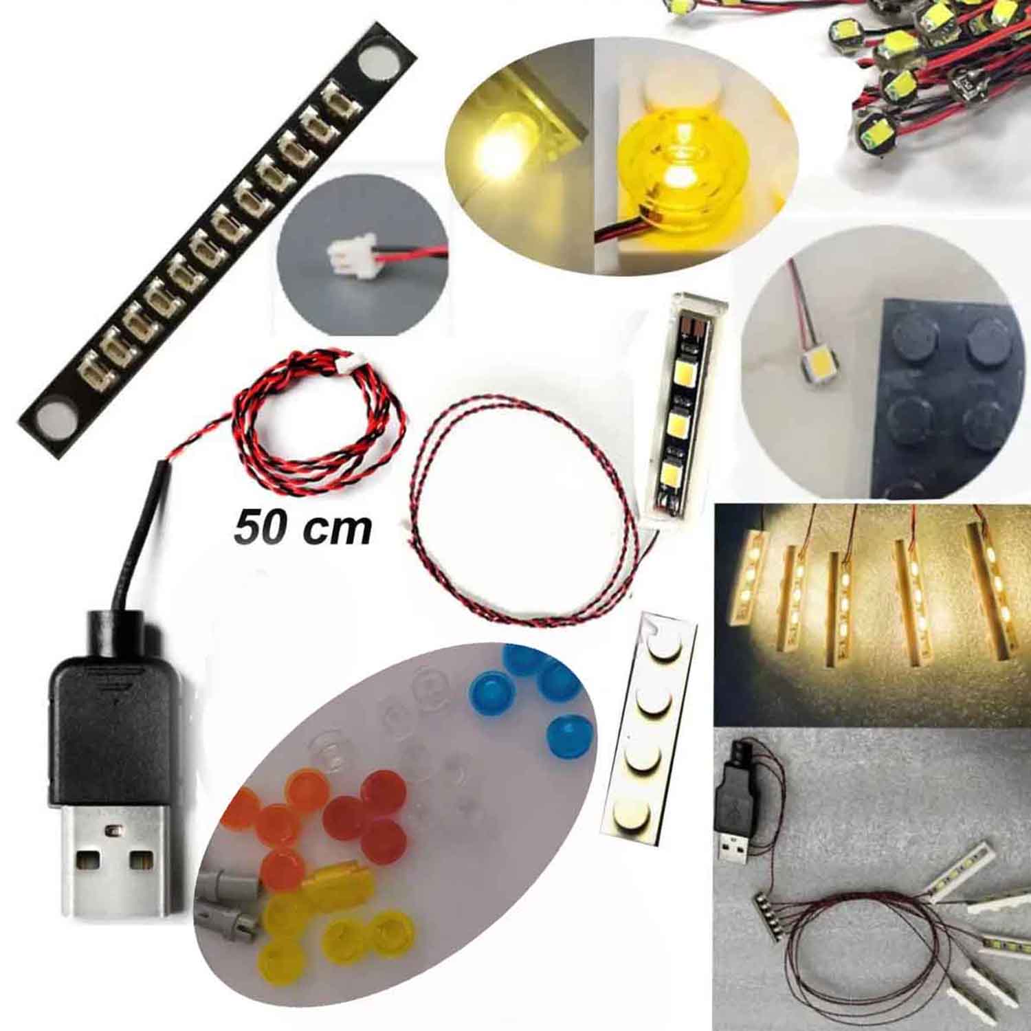 USB Light Kit for Lego 75928 Jurassic World Blue's Helicopter