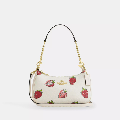 Teri Shoulder Bag With Strawberry Print