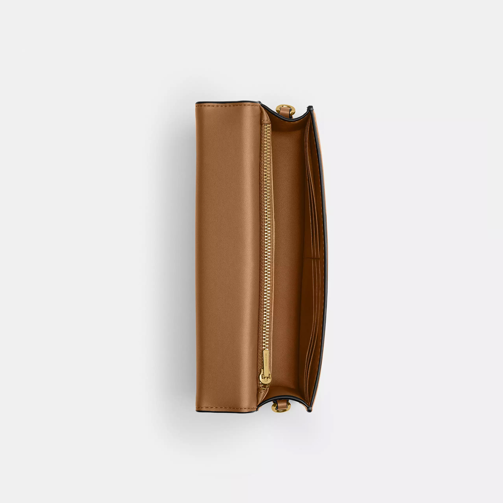 Evie Long Wallet With Chain Brass/Chalk Brass/Honey Brown