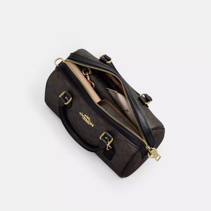 Rowan Satchel Bag In Signature Canvas