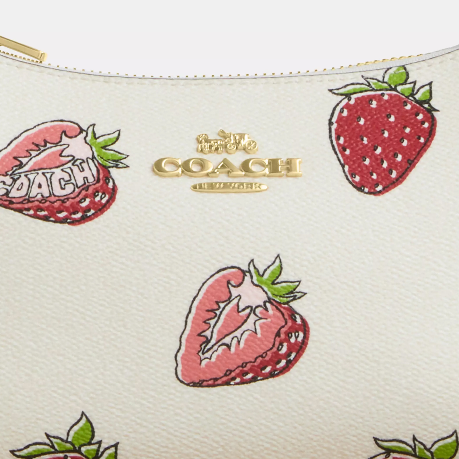 Teri Shoulder Bag With Strawberry Print