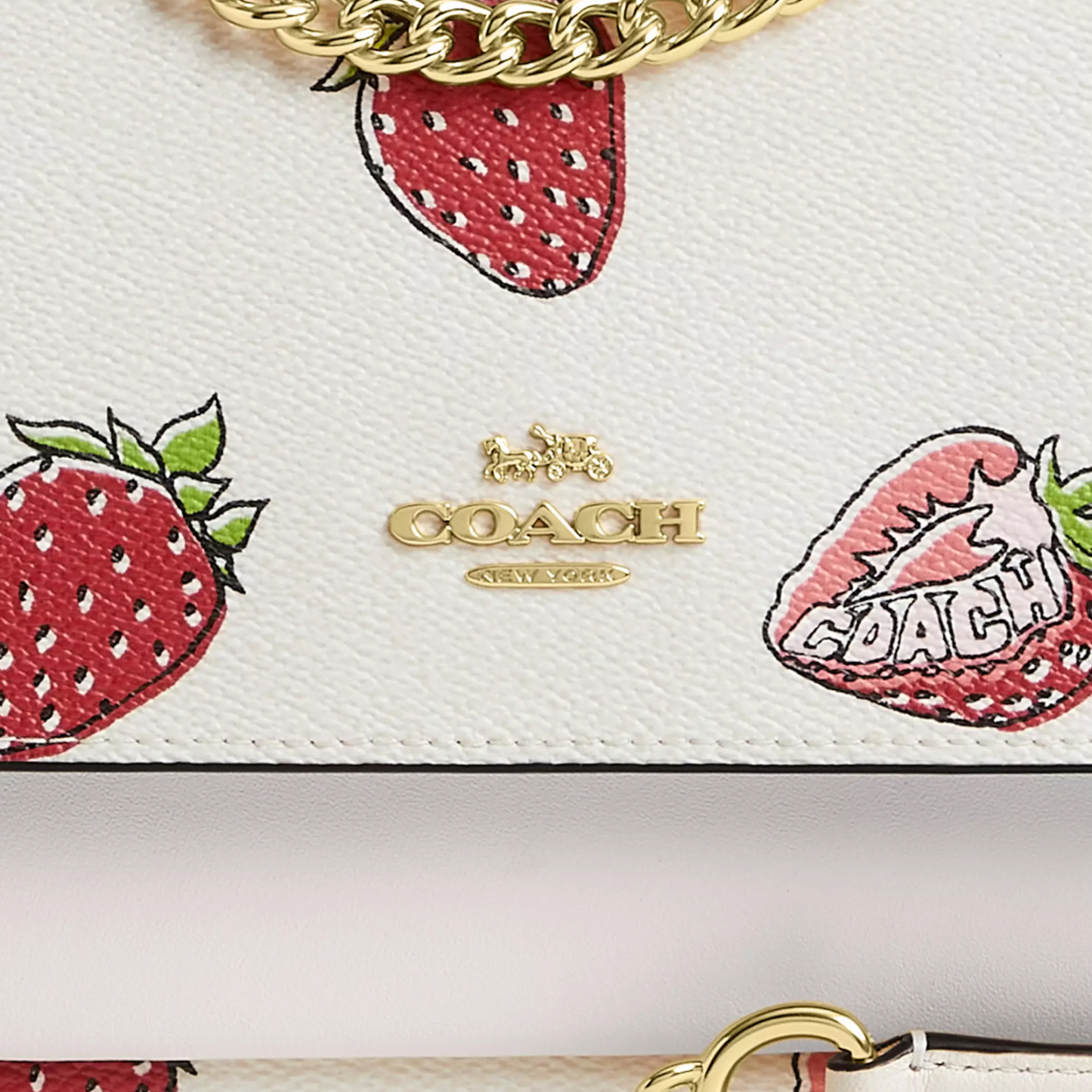 Klare Crossbody With Strawberry Print
