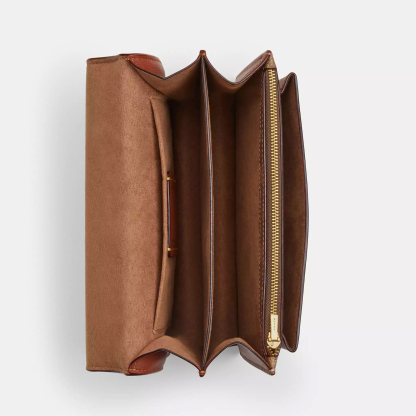 Klare Crossbody Bag In Signature Canvas With Rose Print