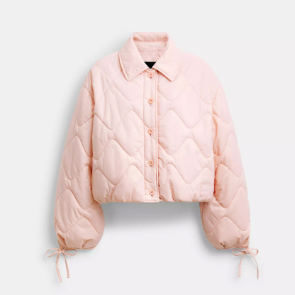 Quilted Blouson Jacket In Recycled Nylon