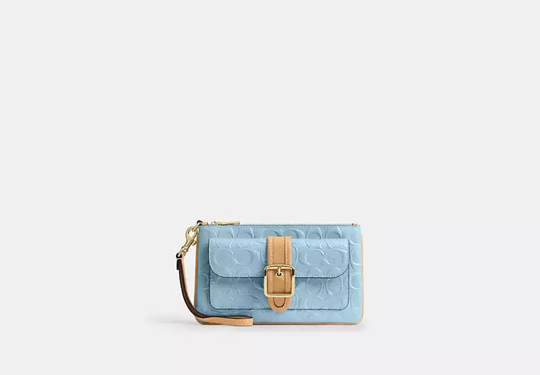 Ashton Wristlet In Signature Leather