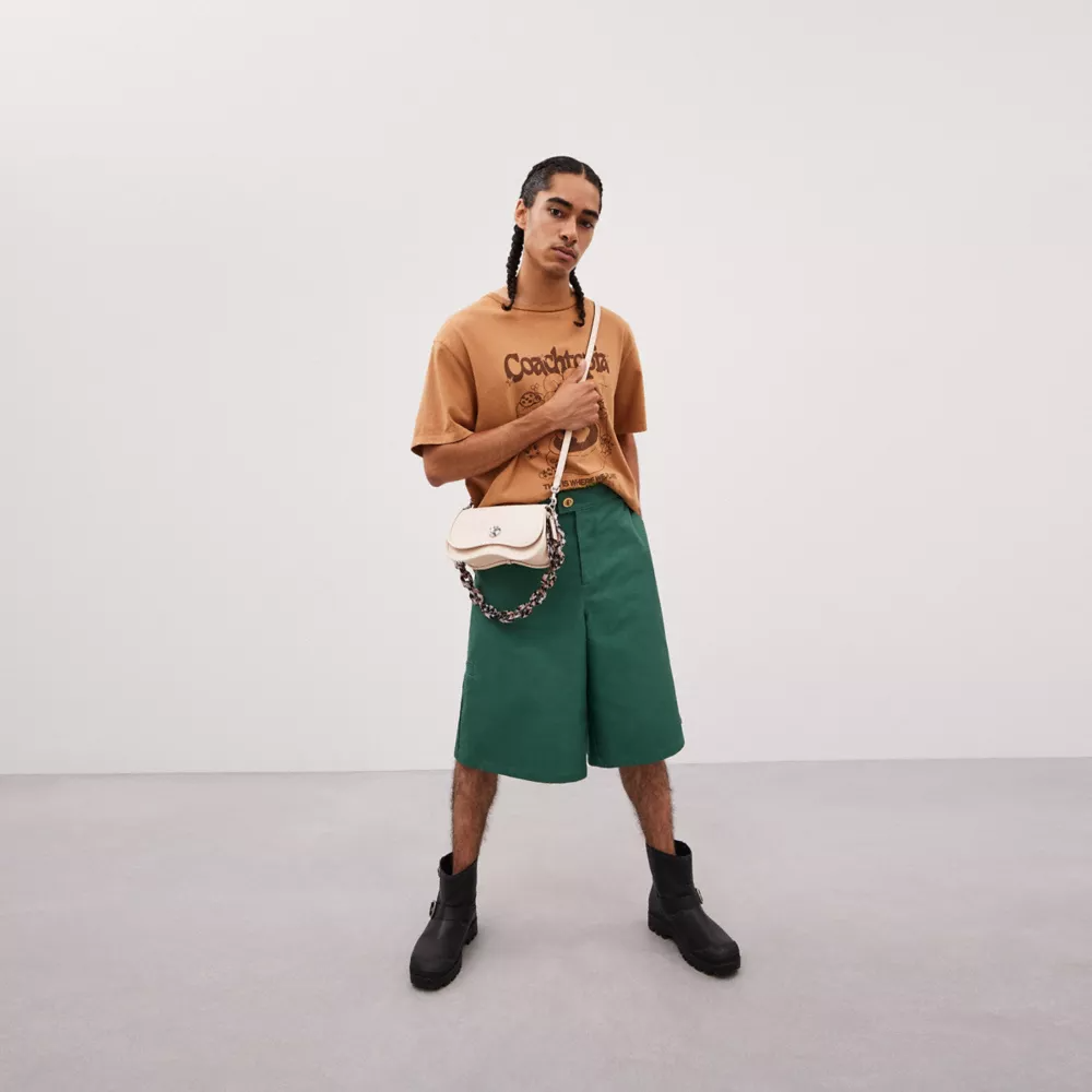 Wavy Dinky Bag With Crossbody Strap