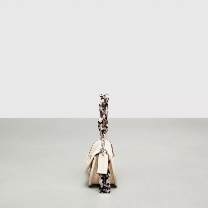 Mini Wavy Dinky Bag With Colorful Binding In Upcrafted Leather