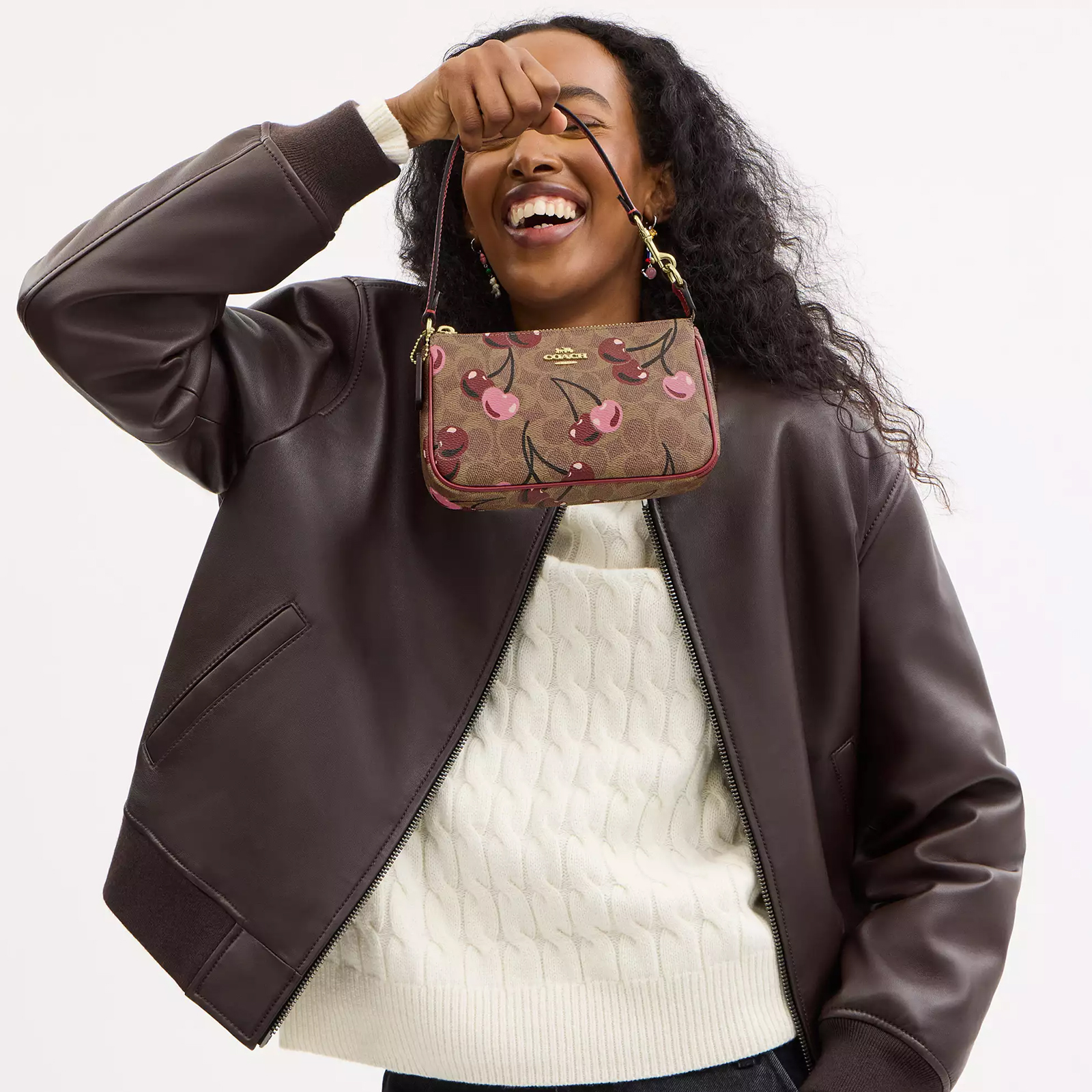 Nolita 19 In Signature Canvas With Cherry Print