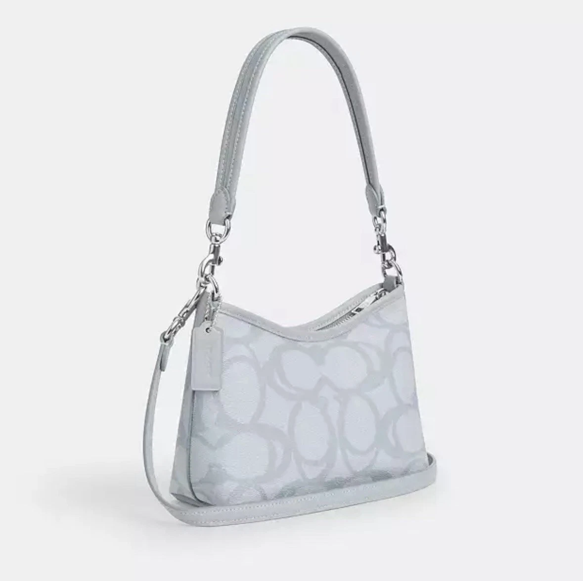 Laurel Small Shoulder Bag in Sketch Signature Canvas CBI05 SVNB9