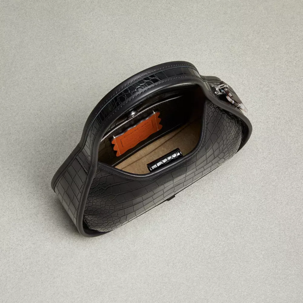 Ergo Bag In Croc Embossed Coathtchtopia Leather