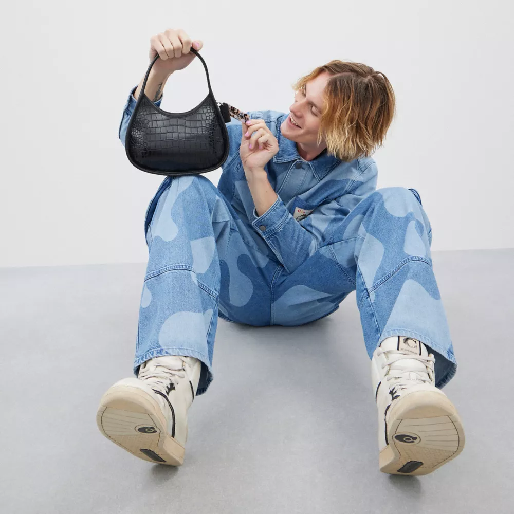 Ergo Bag In Croc Embossed Coathtchtopia Leather