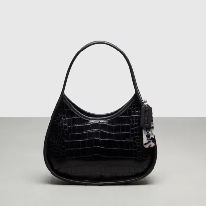 Ergo Bag In Croc Embossed Coathtchtopia Leather